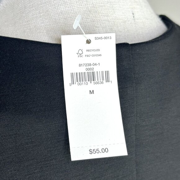 NWT Banana Republic V Neck Pleated Scuba Top - Picture 4 of 4